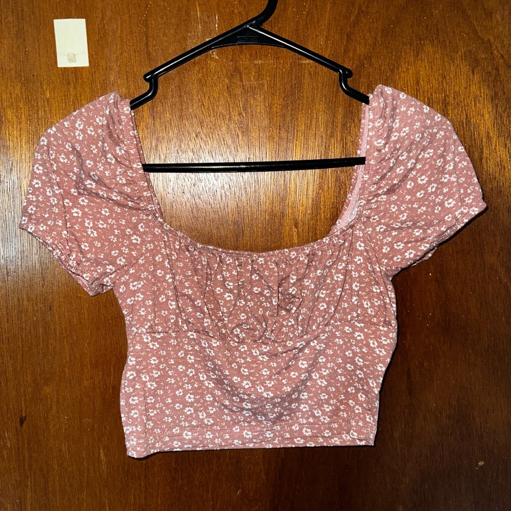 Floral Blush Crop Top